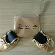 Лидер продаж; Брендовые женские мягкие балетки; складные балетки на плоской подошве с сумкой