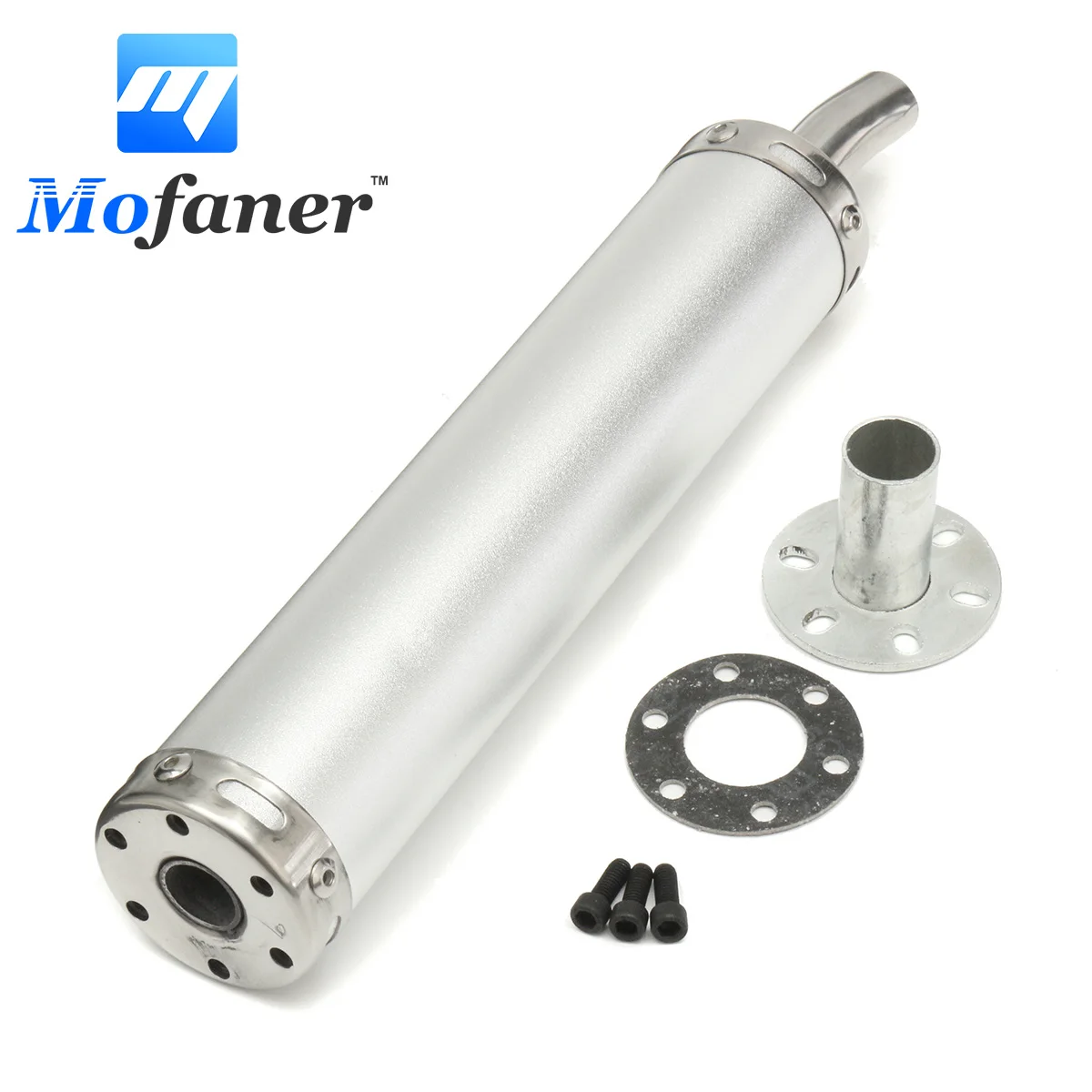 

Motorcycle Race Steel Exhaust Muffler Silencer Pipe For Street Scooter Universal