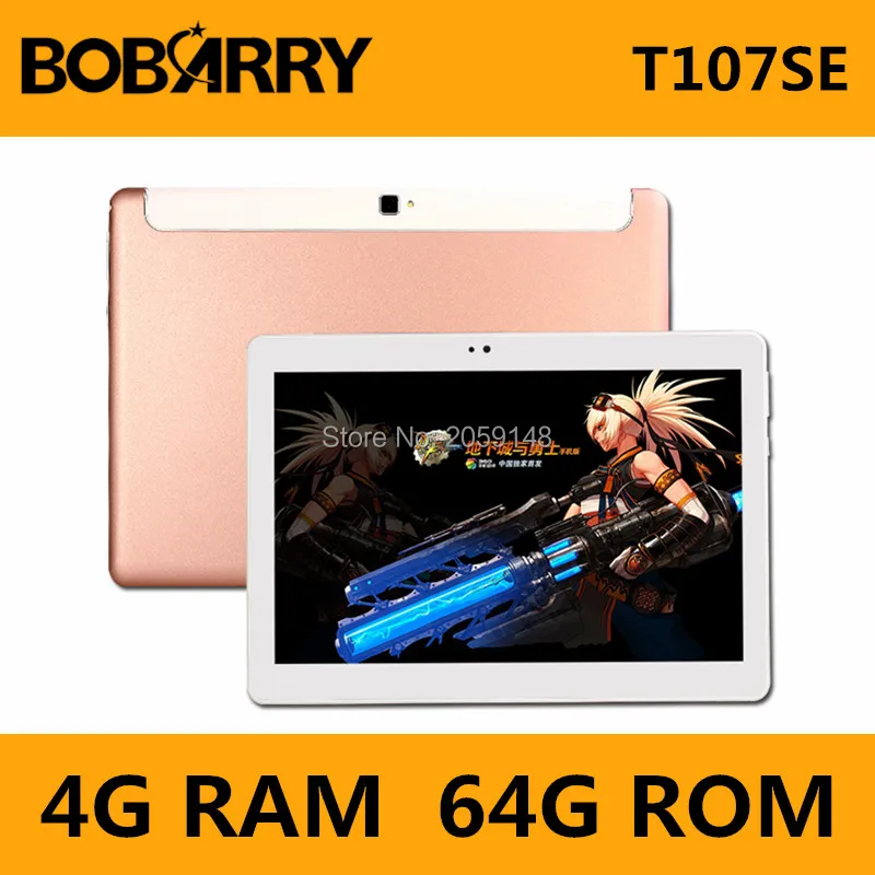 BOBARRY 10 inch Octa Core Android 6.0 3G tablet 4G ram 64G rom android Smart Tablet PC Tablet 10.1 MTK  MT8752