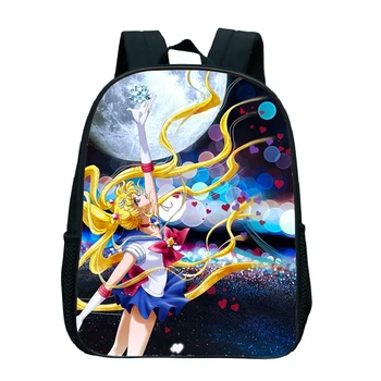 

Sailor Moon School Bags Kindergarten School Backpack Popular Pattern School Rucksack Cute Backpack for Kids Girls