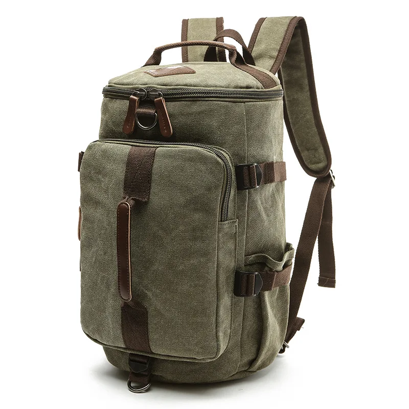 Snap Tours, холщовая дорожная сумка для мужчин, большая вместительность, Мужская Ручная сумка для путешествий, сумка для путешествий, модный рюкзак для путешествий - Цвет: ARMY GREEN-SMALL