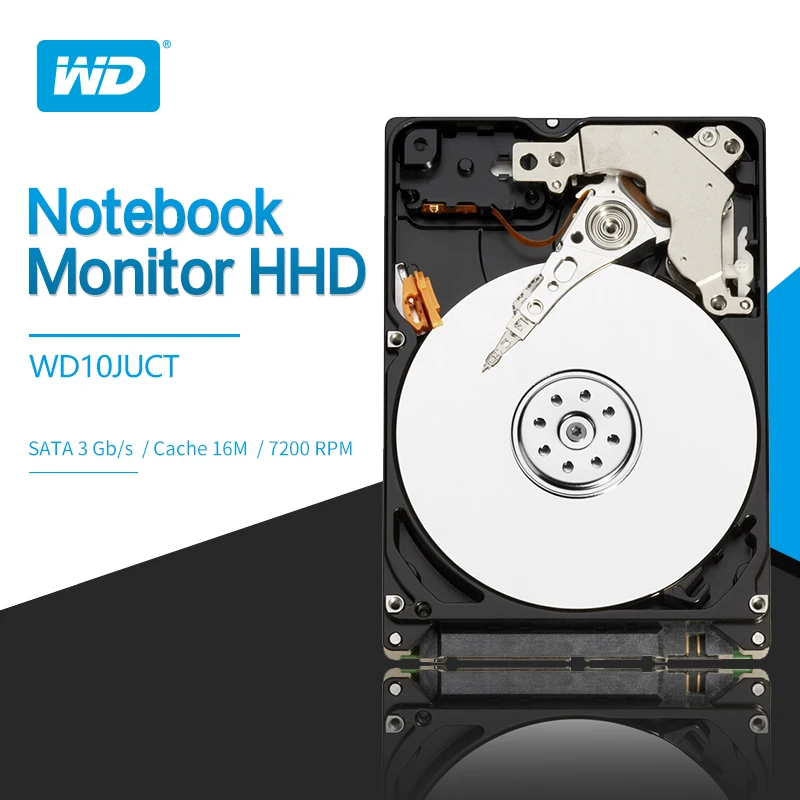 Western Digital WD 1 ТБ 2," видео HDD для наблюдения 16MB SATA Внутренний жесткий диск для безопасности WD10JUCT