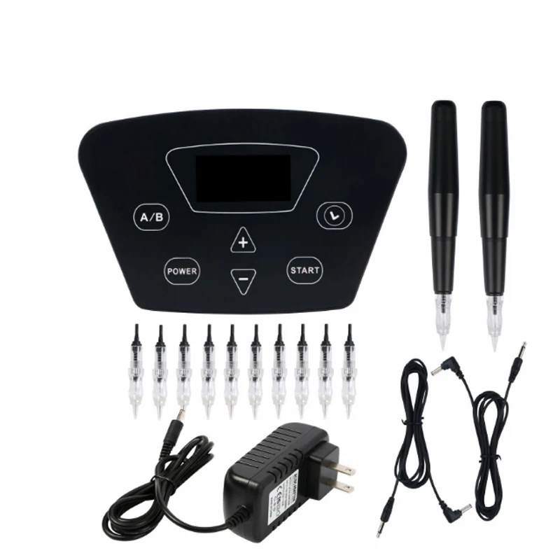 Cartuchos para Dermografo Agulhas de Tatuagem Máquina de Agulha para a Máquina Maquiagem Permanente Máquina Sobrancelha Kit Pmu Pérola Negra 50 Pcs 8 de Agulha para a Máquina PMU Pérola Negra