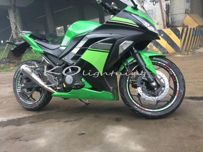 ZX6R ZX636 скольжения на мотоцикл полный выхлопных газов Совет выхлопных газов Системы Средний Соединительная труба подключения трубки для