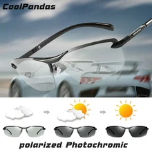Ultralight Alloy Discolored sunglasses men polarized Photochromic Professional driving Sun Glasses men oculos de sol masculino Ultralight Alloy Discolored sunglasses men polarized Photochromic Professional driving Sun Glasses men oculos de sol masculino
