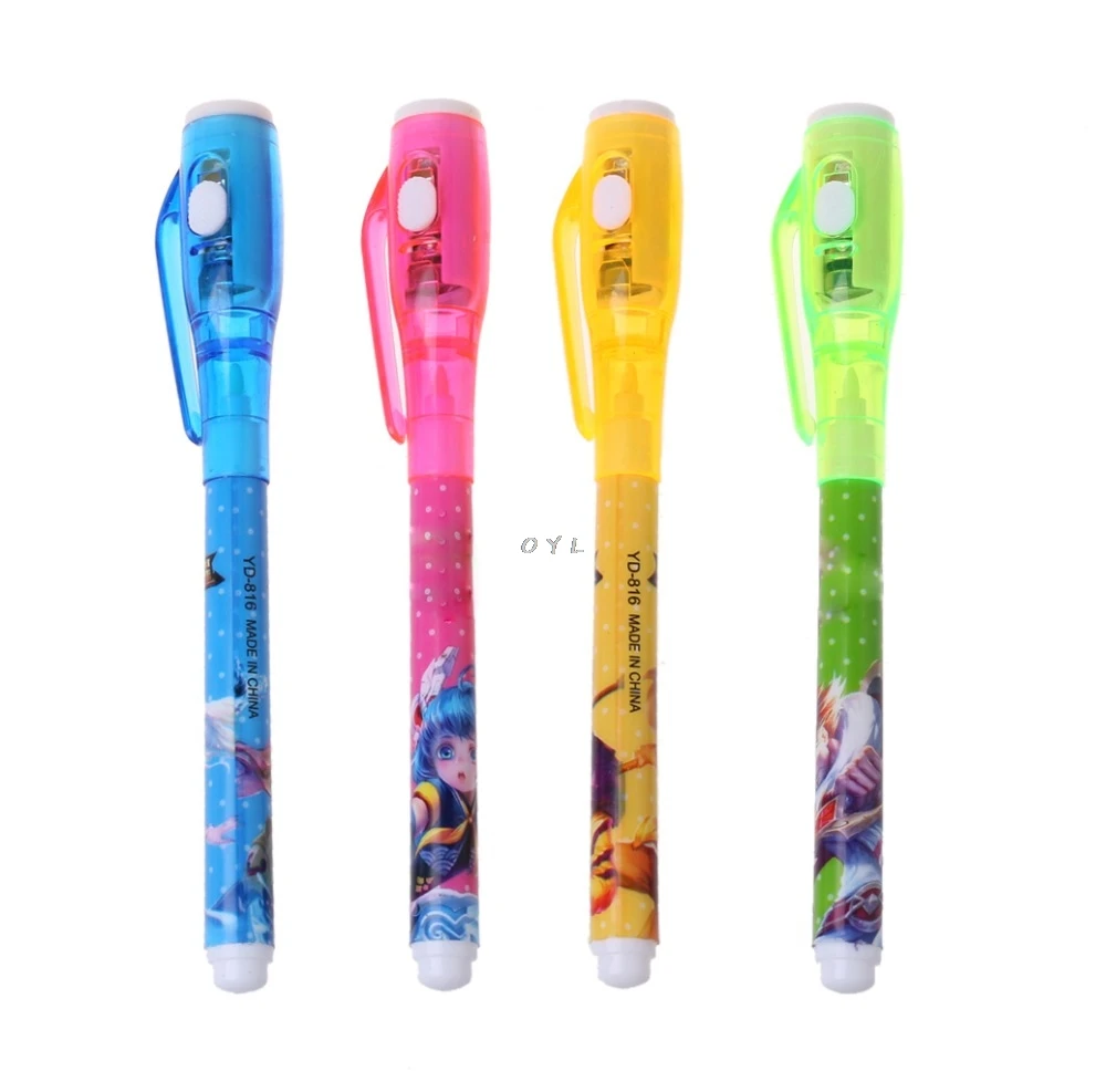 

Magic 2 In 1 UV Black Light Combo Creative Stationery Invisible Ink Pen