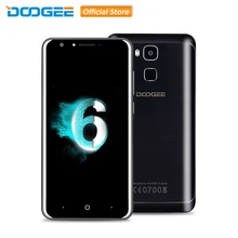 Original doogee y6 5.5 pulgadas android 6.0 octa core 2 gb mtk6750 RAM 16 GB ROM 4G Smartphone con 13.0MP OTA HIFI IDENTIFICACIÓN de Huellas Dactilares(China (Mainland))
