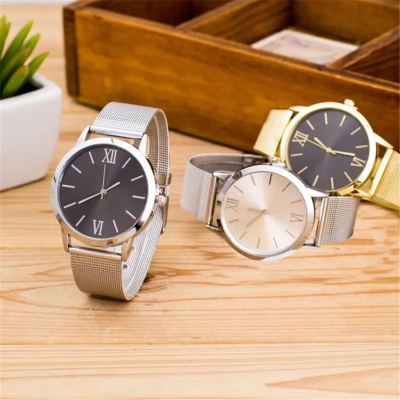 

OTOKY Women Lady Silver Stainless Steel Mesh Band Wrist Watch Quartz Bracelet Watch Femme Relojes Saat Drop Shipping 23.JUNE.13