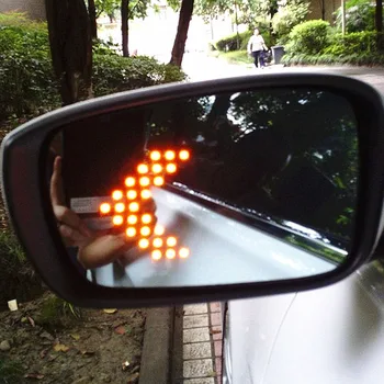 

Power Heated Blue Wide Angle Sight Side Rear View Mirror Glasses For Hyundai Sonata 8th