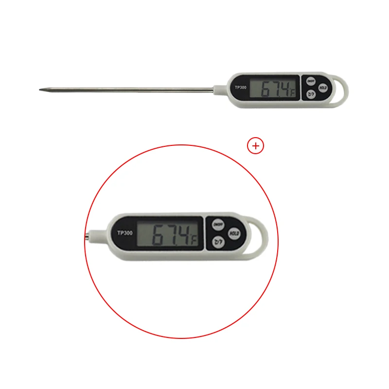 Цифровой термометр для мяса для кухни, приготовления пищи, напитков, барбекю, барбекю, зонд, термограф