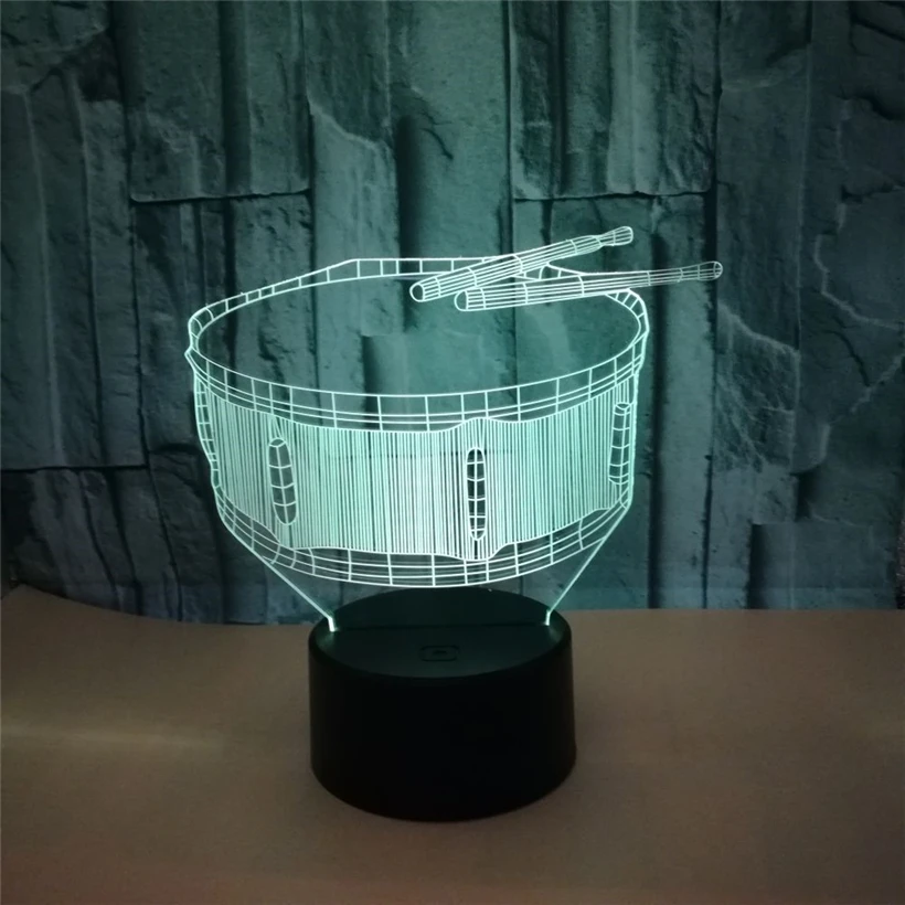 drum 3D night light (3)