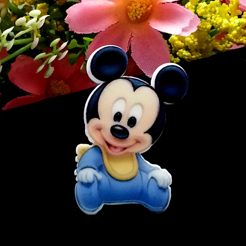 5 x Cartoon Minnie Mouse Flatback Planes Résine Embellissement Hair Bow