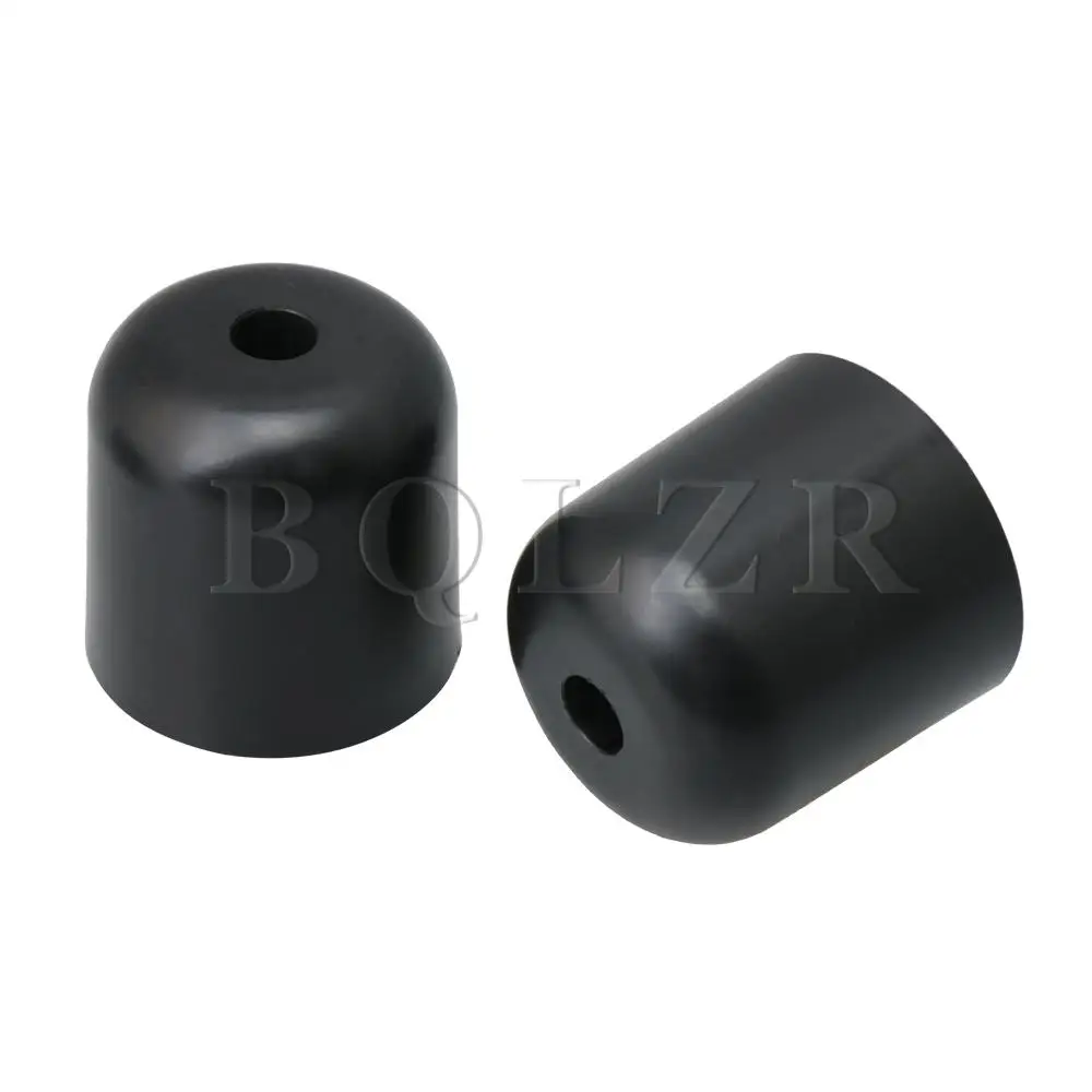 BQLZR черная пластиковая круглая мебель ножка 13 мм отверстие диаметр для стола стул шкаф для спальни ноги пол защитный пакет из 4