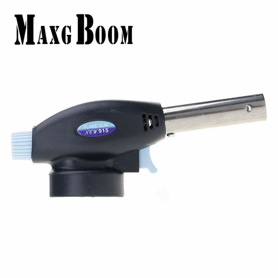 MaxgBoom Бутановая Зажигалка газовая зажигалка с пламенем для кемпинга барбекю