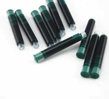 

30pcs Brand High Quality Best Design caliber 3MM /2.6MM Fountain Pen Ink Cartridge Refills green