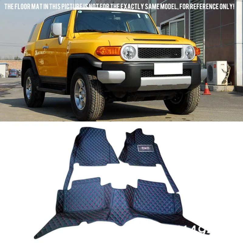 Для TOYOTA FJ Cruiser 2008 2015 интерьер кожа на заказ Авто Стайлинг передние и задние