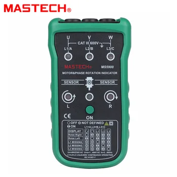 

Mastech MS5900 3 Motor Meter Sequence Tester LED Field Rotation Phase Indicator 2~400Hz