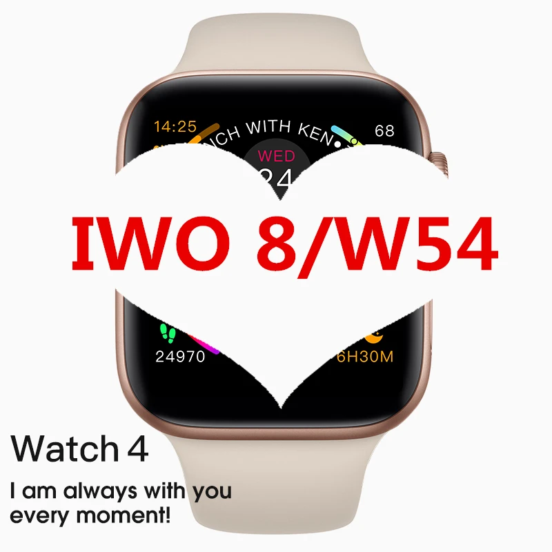 

GOLDENSPIKE W54 SmartWatch Fashion Style Fitness Monitor Heart Rate Tracker Bluetooth Control Wireless Charging Smart Watch