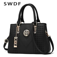 SWDF – sacs à Main brodés en cuir pour femmes, sacoche à bandoulière, 2021