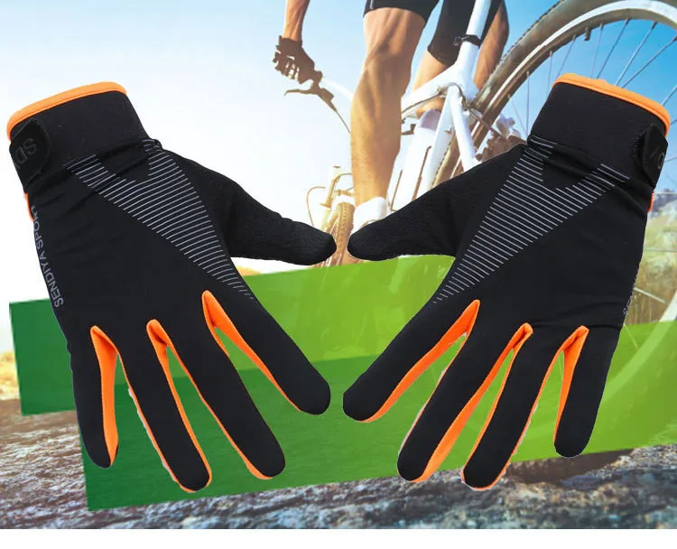 Новинка, велосипедные перчатки для мужчин и женщин, мотоциклетные спортивные перчатки на полный палец, перчатки для телефона с сенсорным экраном, перчатки для езды на велосипеде G082