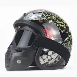Мотоциклетный шлем мужские мотоциклетные Capacetes шлем Casco мотоциклетный Ретро шлем мото езда шлем-каска мотокросс