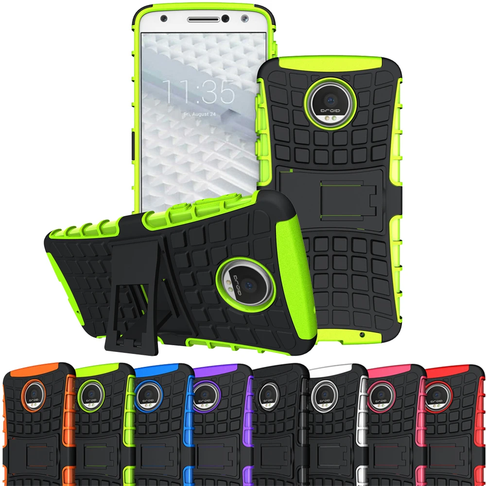 2 In 1 Slim Hybrid Shockproof Armor Case Capa Hard PC+TPU Silicone Phone Cover For Motorola Moto Z XT1650/ Force/Z Play Droid@ |