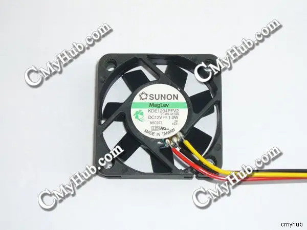 New Genuine For Sunon KDE1204PFV2 11.MS.AF.GN DC12V 1.0W 3Pin 3Wire 40x40x10mm Cooling Fan | Компьютеры и офис