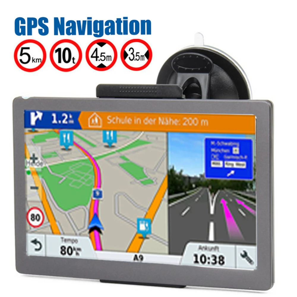 Автомобильный gps навигатор 7 дюймов ЖК-емкостный экран автомобильная навигация 256 Мб Navitel спутниковая голосовая навигация gps навигатор для грузовиков