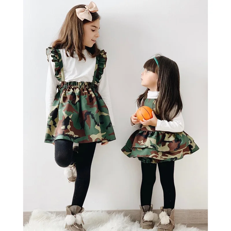Spring Autumn Suit Kids Girls Set Female Baby Cotton Bib Pants Korean Children's Clothing boutique clothing | Детская одежда и
