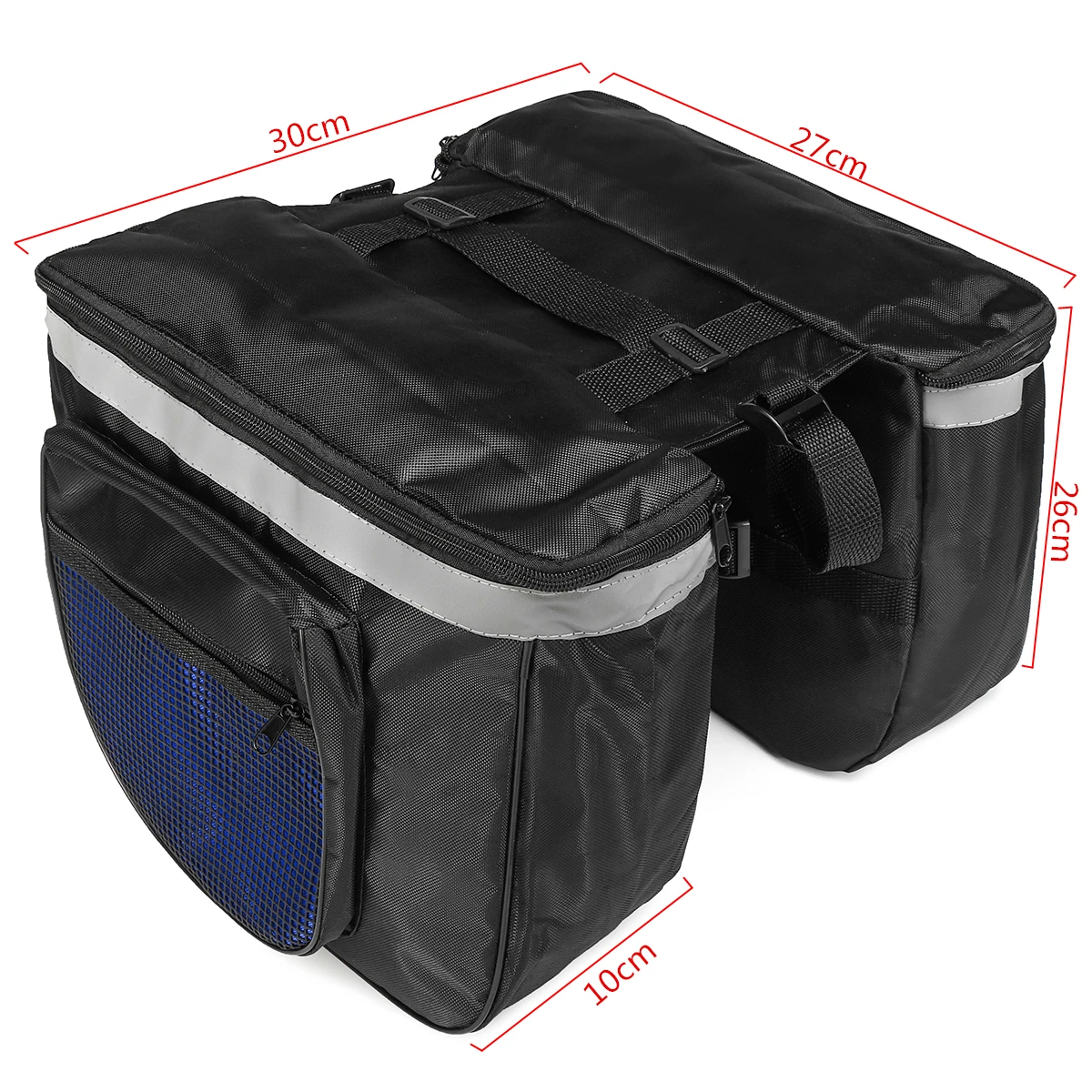 Sale 20L Bicycle Rear Rack Seat Saddle Bag Cycling Bike Pannier Tail Storage Pouch Red/Blue/Black Reflective Binding Design Durable 1 Sale 20L Bicycle Rear Rack Seat Saddle Bag Cycling Bike Pannier Tail Storage Pouch Red/Blue/Black Reflective Binding Design Durable 1