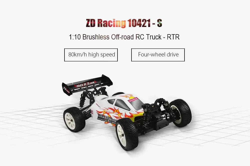 RCtown zd Racing 9102 10421-S 1/10 внедорожный Радиоуправляемый 4WD бесщеточный автомобиль детская Игрушечная машина