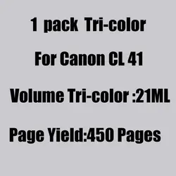 1 черный ярко для Canon PG40XL PG-40XL совместимые картриджи 40 iP1600/IP1700/IP1800 PG 40 CL41 MP450 MP470 принтера