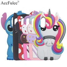 ตะเข็บน่ารักกระต่ายกรณีม้าสำหรับ Samsung Galaxy A10 A20 A30 A40 A40S A50 A60 A70 M10 M20 M30 M40 แมวปกคลุมโทรศัพท์ SHELL(China)