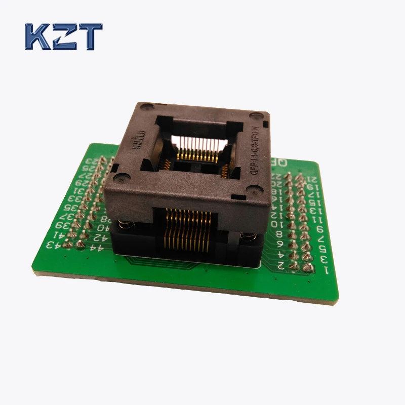 Программируемая розетка TQFP44 FQFP44 QFP44 до DIP44 штекер 0 8 мм размер корпуса IC 10x10