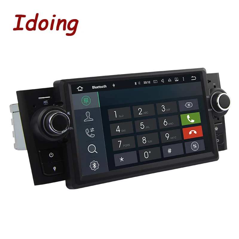 Flash Deal Idoing Steering-Wheel 7"1Din Android 9.0 Car Video GPS Player For Fiat Linea Multimedia GPS Navigation 4G+32G Touch Screen AUX 3