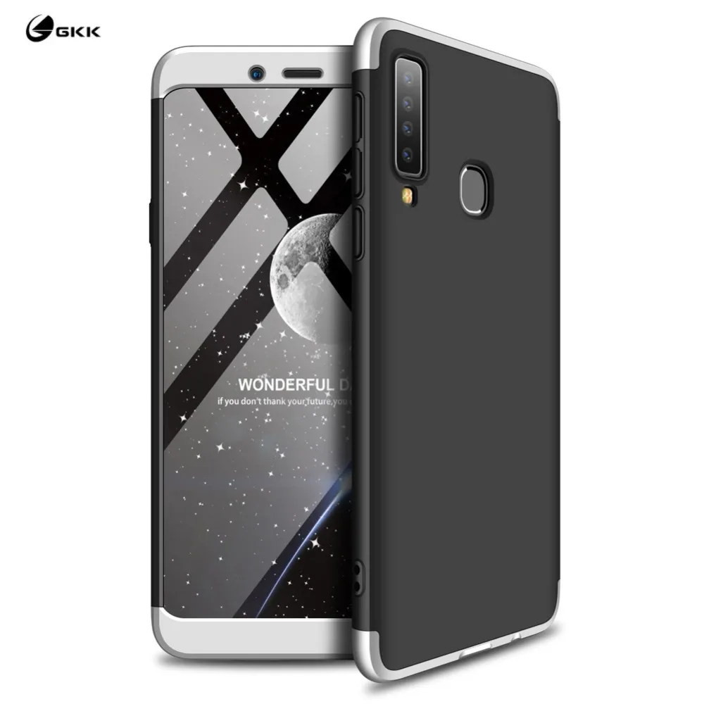 

GKK 360 Full Protection 3 in 1 Matte Hard PC Back Cover Phone Coque Case For Samsung Galaxy A9 Pro A8S A9S A9 A8 A7 A6 Plus 2018