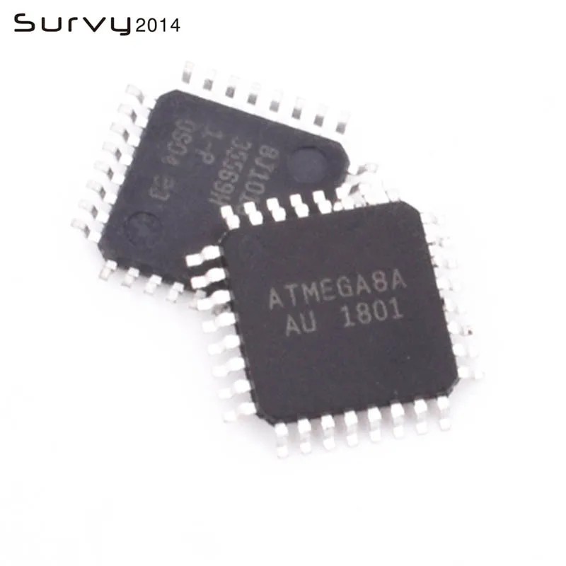 2 Pcs ATMEGA8A-AU ATMEGA8 TQFP-32 microcontroller New