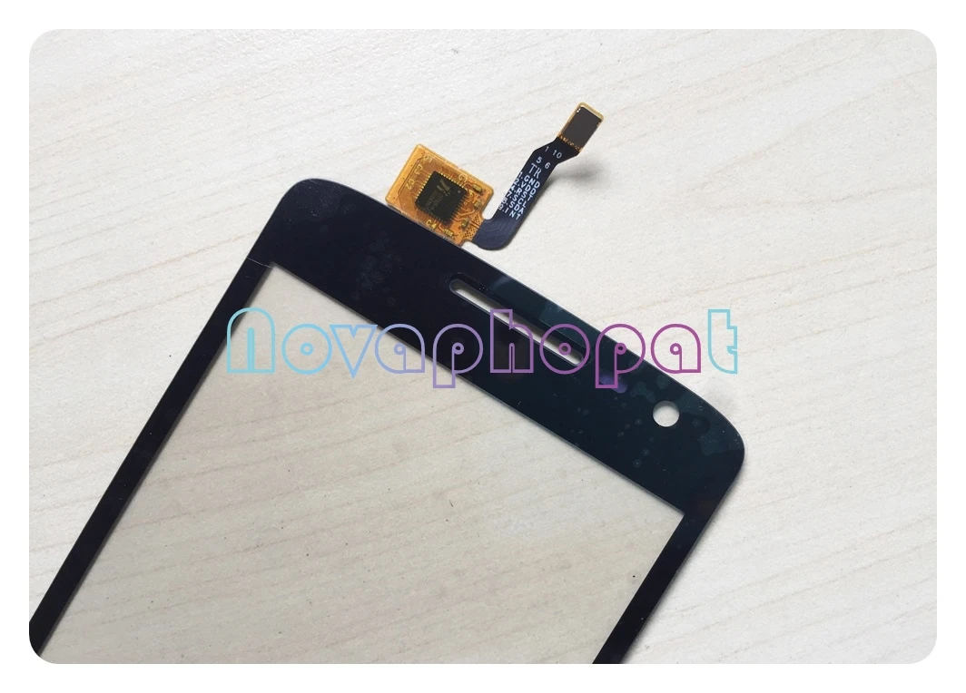 Novaphopat Черный сенсорный экран дигитайзер стекло для DEXP Ixion EL250 Замена +