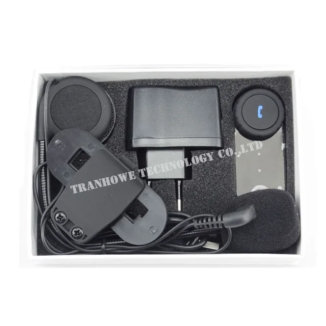 2 pcs Freedconn Motorcycle Helmet Bluetooth Headset Intercom BT Interphone 100M Rider to Pillion Intercom with FM radio