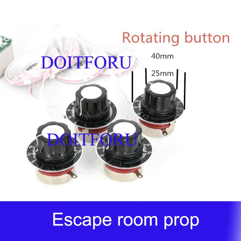 Secret room escape prop Chamber of Secrets Knob organ Rotating mechanism (2)