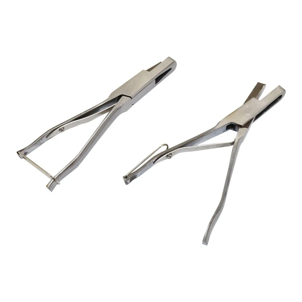 1 шт. u образные и v щипцы для ушей из нержавеющей стали плоскогубцы с ушками свинки