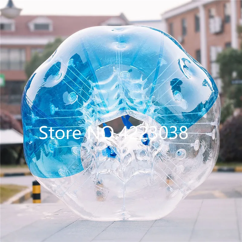 Бесплатная доставка ТПУ Материал 1,5 м пузырь Футбол надувной пузырь футбольный мяч бампера тела Zorb надувной шарик хомяка