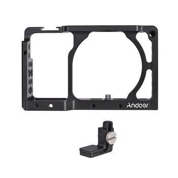 

Andoer Protective Video Camera Cage Aluminum Alloy Stabilizer Protector with Cable Clamp for Sony A6000 A6300 A6500 NEX7 ILDC