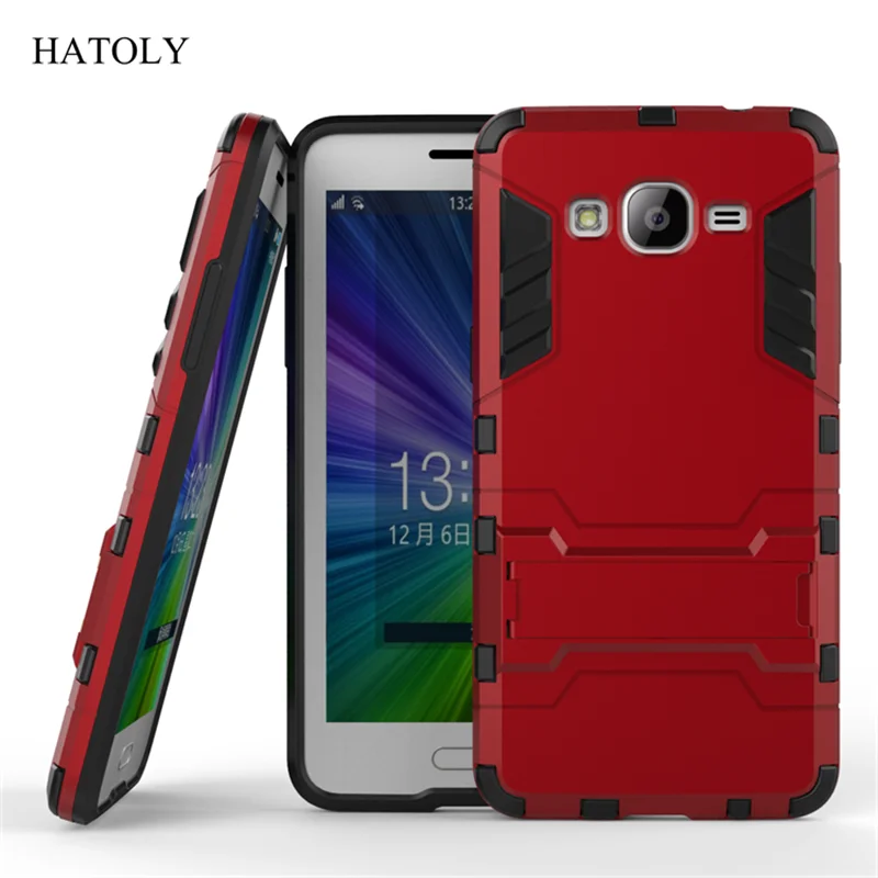 

Case for Samsung G530 Galaxy Grand Prime G531 G531h Slim Hard Phone Case Shockproof Robot Armor Hybrid Stand Cover Coque