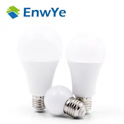 EnwYe светодиодный 3 W 6 W 9 W 12 W 15 W 18 W 20 W 220 V E27 Светодиодный лампа Smart IC реальная Мощность холодный белый/теплый белый лампа