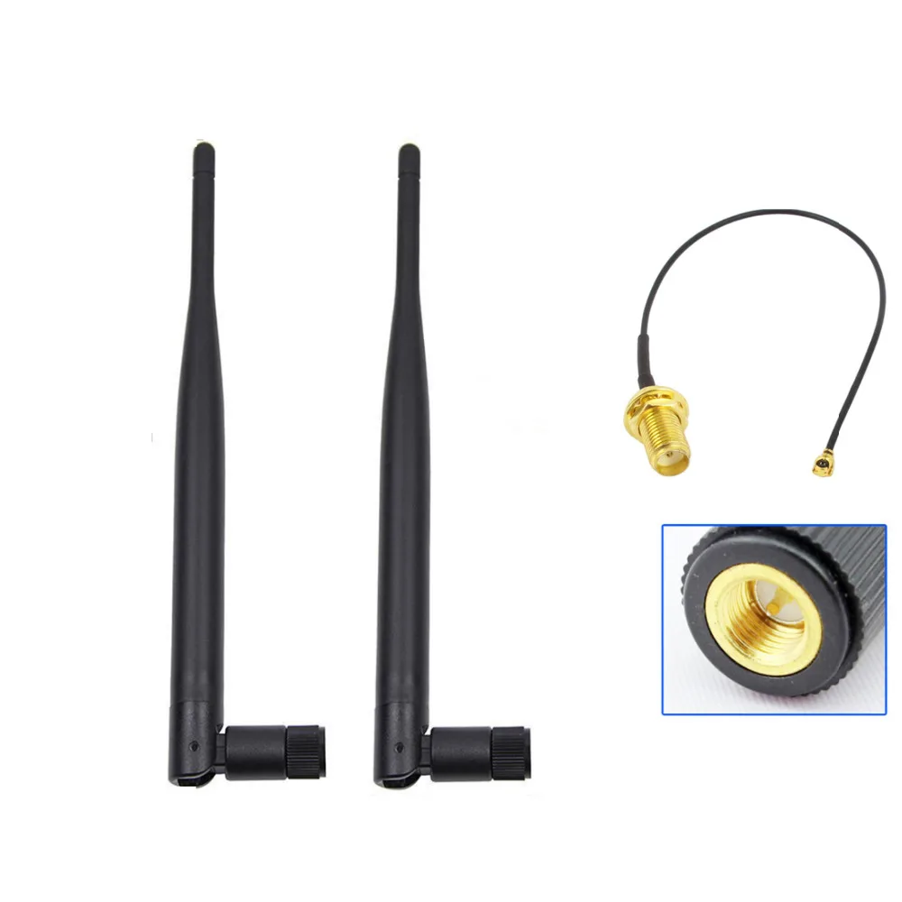 

3G GSM Antenna 6DBI SMA Male Antenna CDMA 824/860/1800/1900/2170MHZ Omni 3G SMA Male Antenna+15cm 1.13 SMA Female to IPX Cable