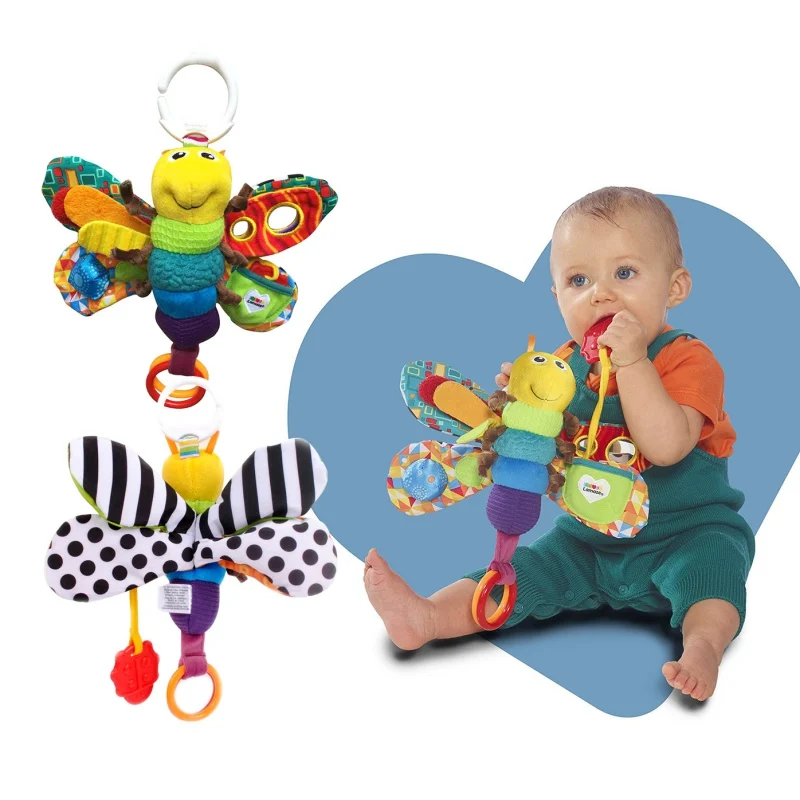 

Kids Baby Toys Anti - paper butterfly plush hanging bed multi - function lathe pendant