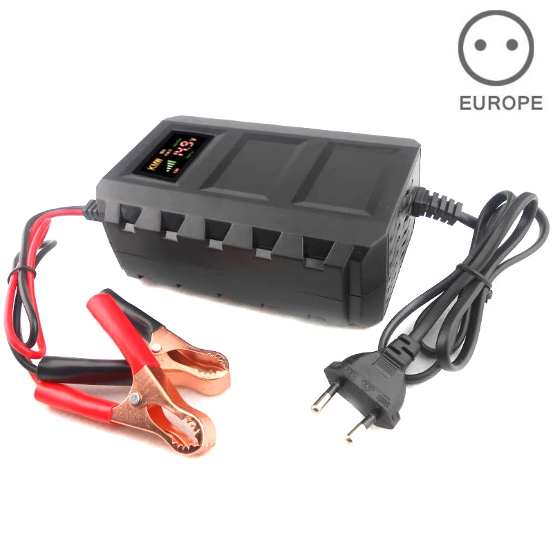 

Smart Intelligent 12V Automobile Lead Acid Battery Charger for Car Motorcycle XR657