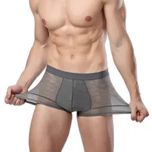 Высокое качество 4 шт./лот дышащие и удобные мужские нижнее белье мужские боксеры предложения F2