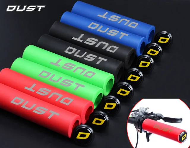 

DUST UltraLight Silicone Pro Bike Handlebar Girps High Density MTB Bicycle Handlebar Anti-slip Cycling Grip Cover